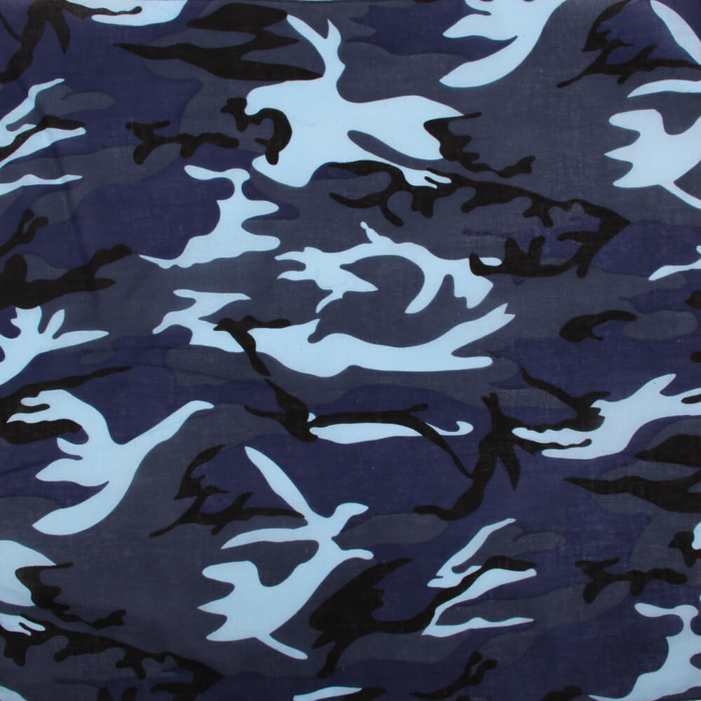 Camouflage blå