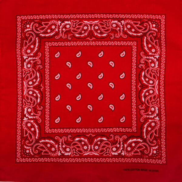 Paisley röd