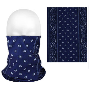 Paisley Blå Tube Bandana