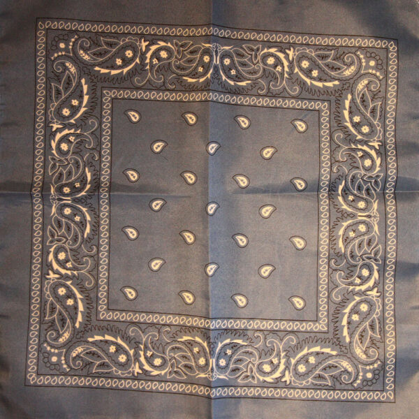 Paisley mörkblå