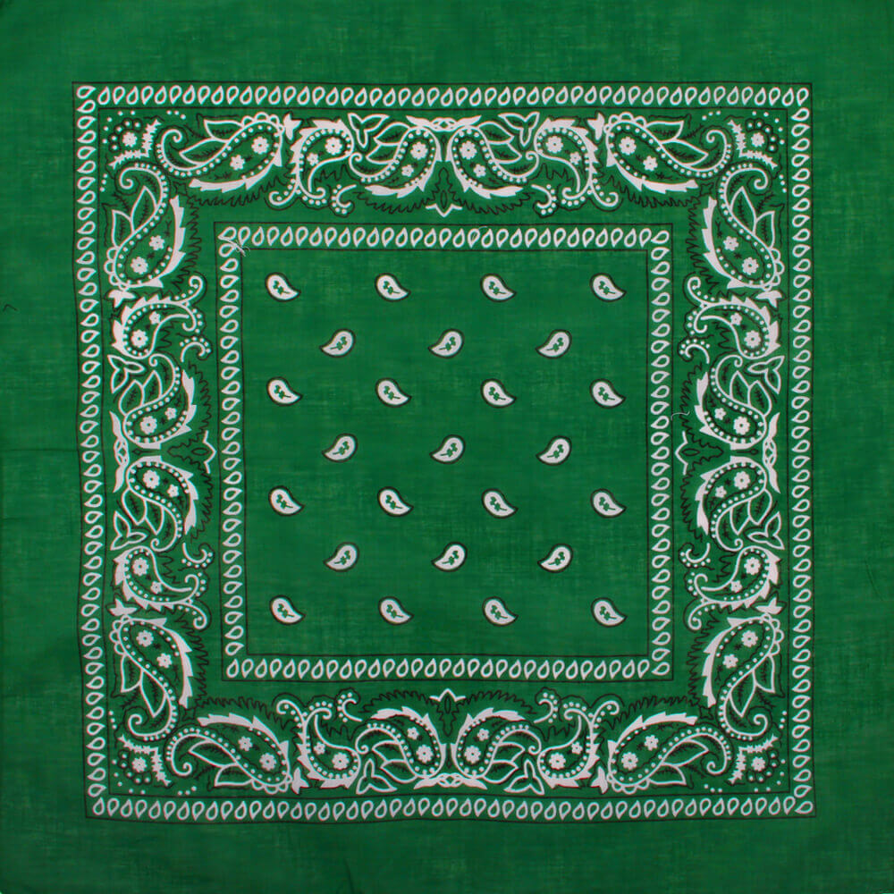 Paisley mörkgrön
