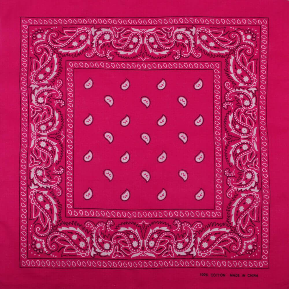 Paisley mörkrosa