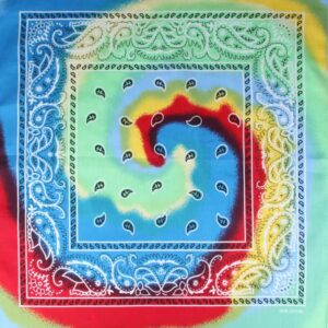 Paisley flerfärgad loop