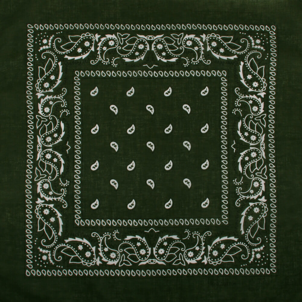 Olivgrön paisley