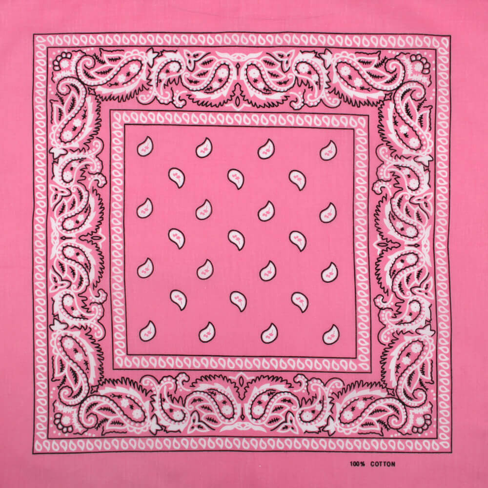 Paisley ljusrosa