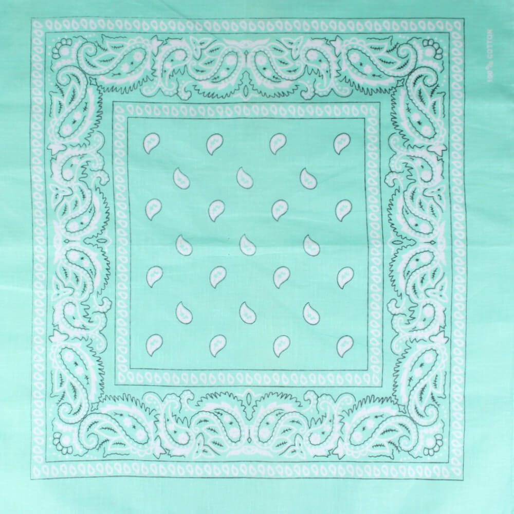 Paisley mintgrön