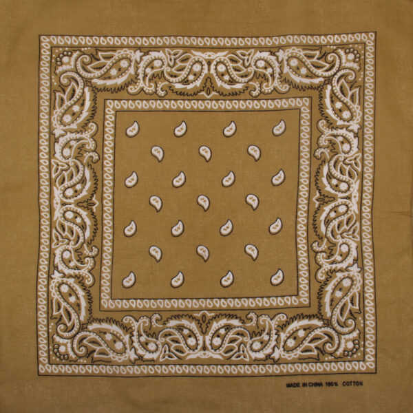 Paisley ljusbrun