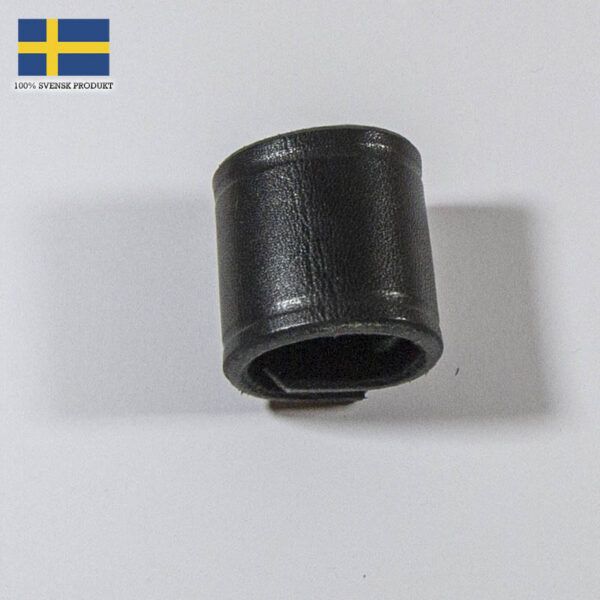 Bandana-sleif svart läder