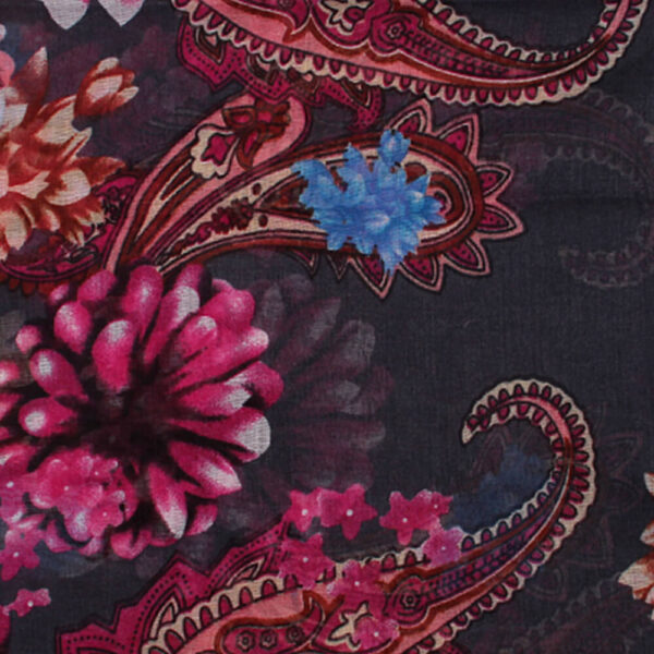 Loop-scarf blommor och ornament - Bild 2