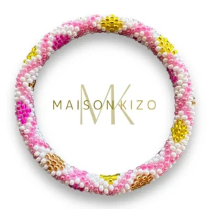 Pink White and Gold