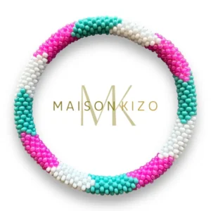 Pink White and Cyan