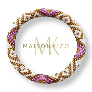 Purple White and Gold