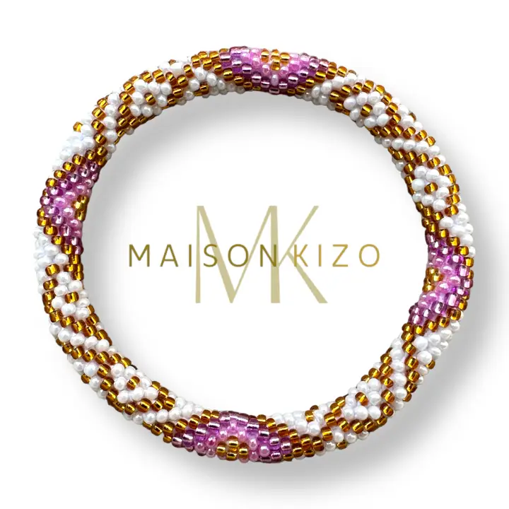 Purple White and Gold