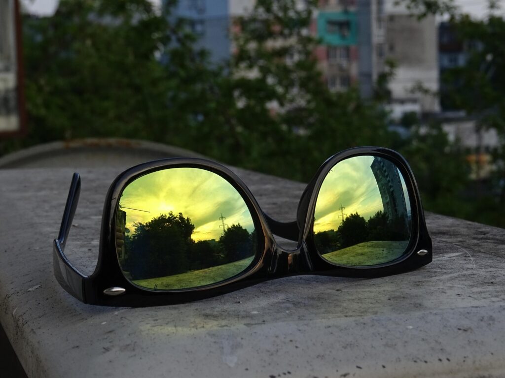 Solglasögon reflektion