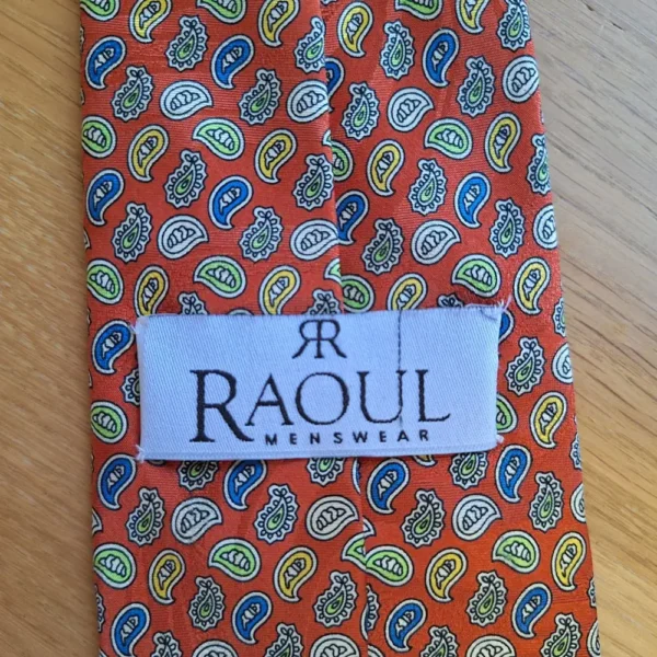 Röd paisley-slips - Bild 2