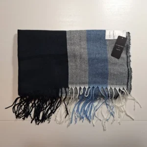 Halsduk Kappahl svart blå grå