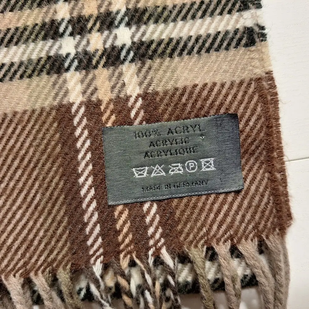 Halsduk brun rutig - Bild 2