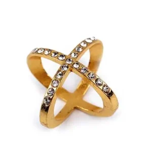 Bandana/scarf Buckle guld glas