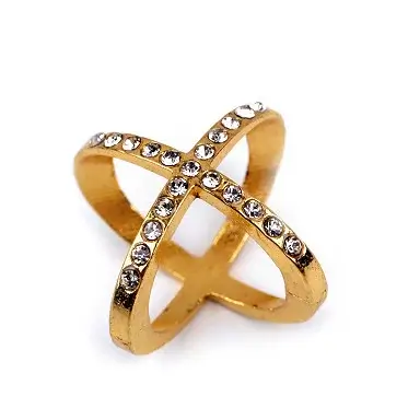 Bandana/scarf Buckle guld glas