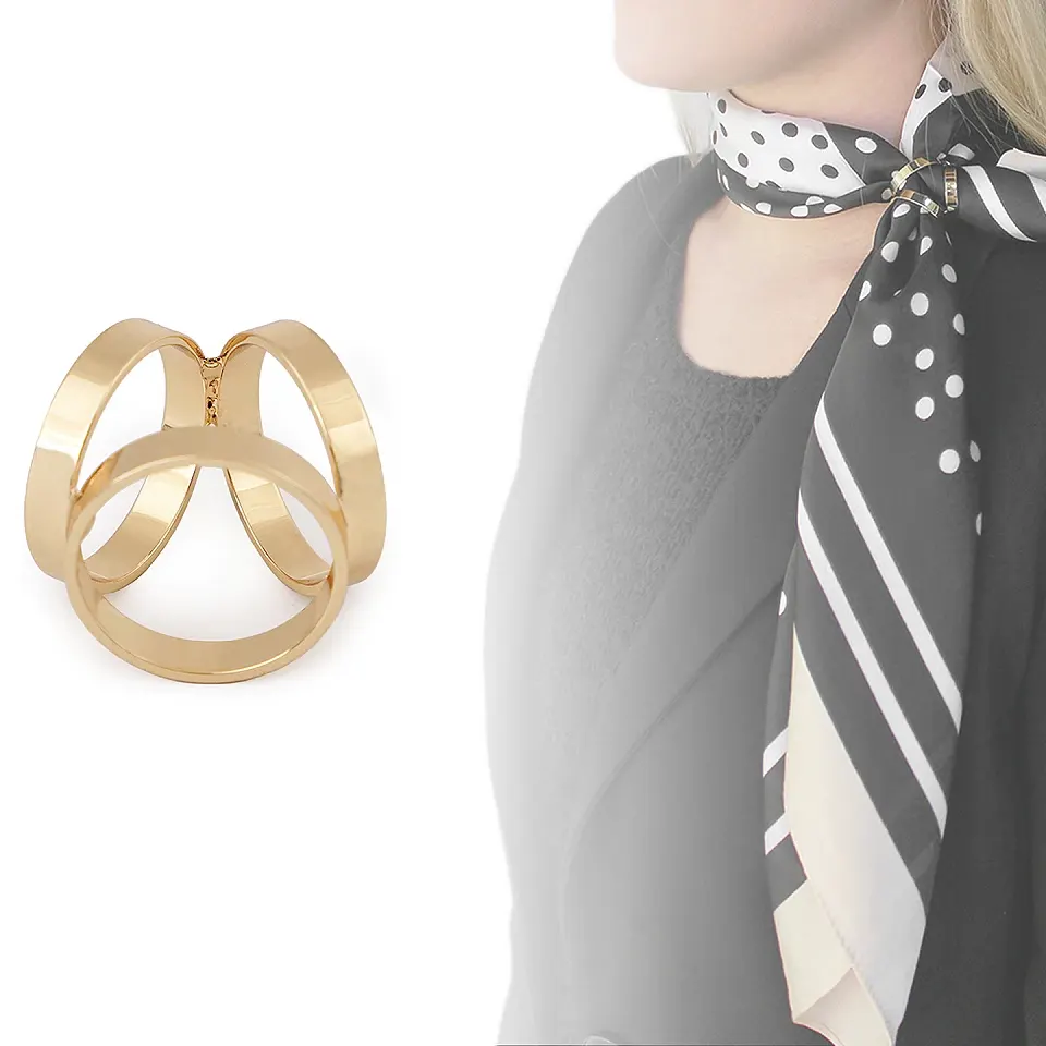 Bandana/scarf Buckle guld - Bild 2